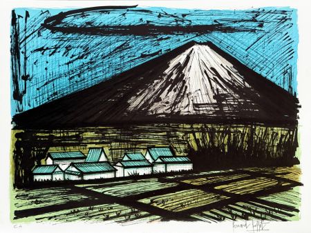 Lithographie Buffet - Fuji Yama