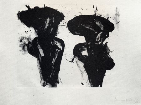 Lithographie Kounellis - Fumo di pietra IV