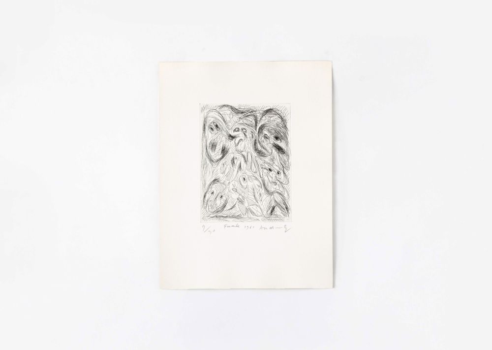 Gravure Alechinsky - Fumées