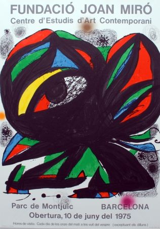 Lithographie Miró - Fundacio Joan Miro - Barcelona 1975