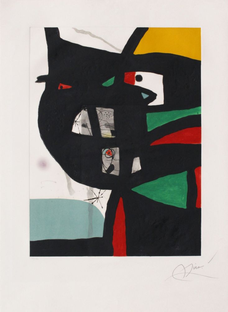 Eau-Forte Et Aquatinte Miró - Fundacio Palma I