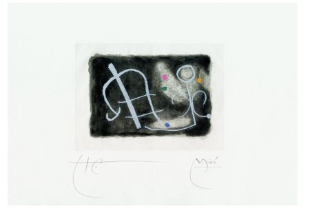Gravure Miró - Fusées