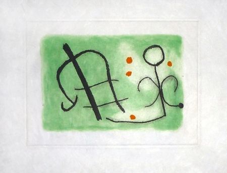 Gravure Miró - Fusées