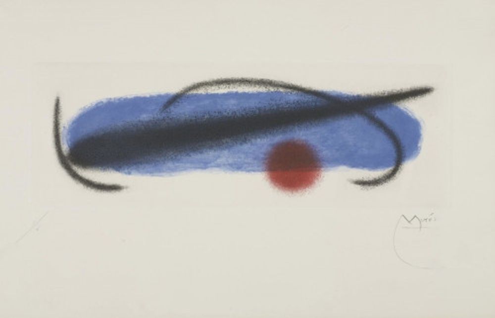 Gravure Miró - Fusées 1