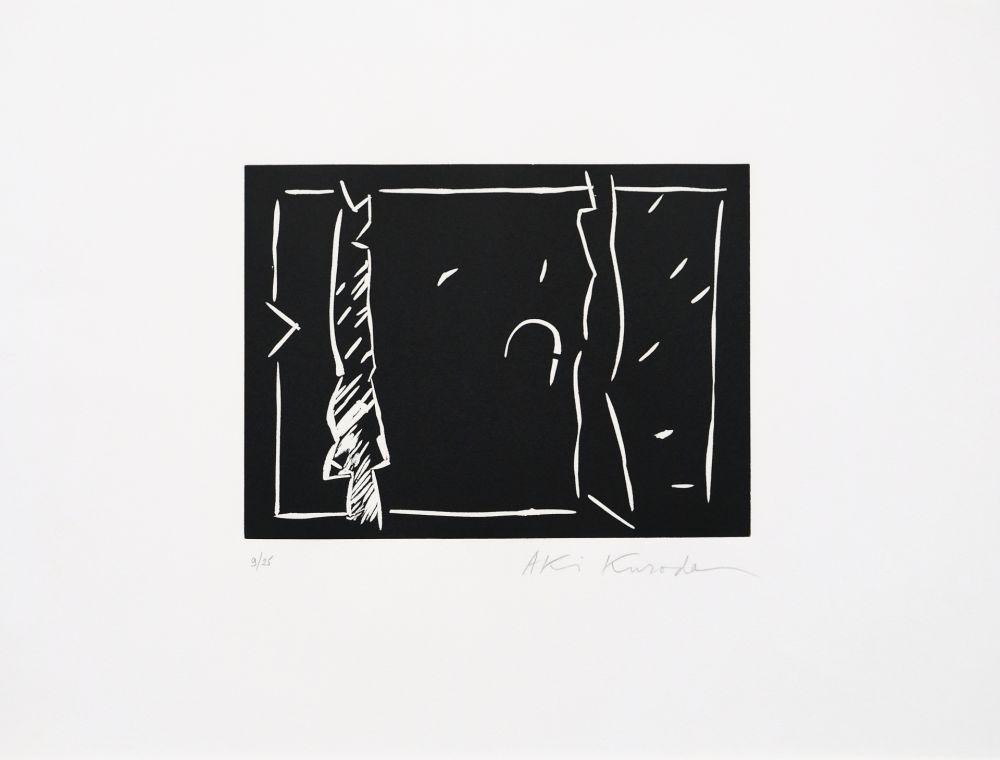 Linogravure Kuroda - Futur antérieur II