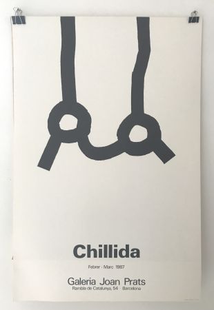 Affiche Chillida - Galeria Joan Prats