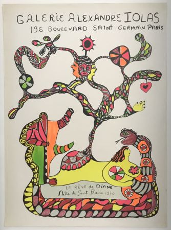 Affiche De Saint Phalle - Galerie Alexandre Iolas