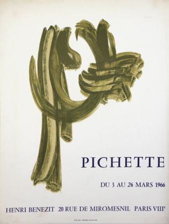 Lithographie Pichette  - Galerie André Benezit