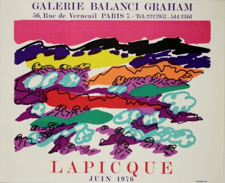 Lithographie Lapicque - Galerie Balanci Grahan