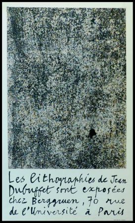 Affiche Dubuffet - GALERIE BERGGRUEN 