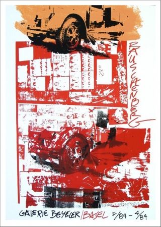 Sérigraphie Rauschenberg - Galerie Beyeler