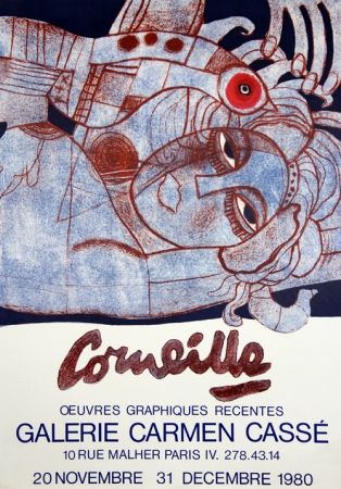 Lithographie Corneille - Galerie Carmen Casse