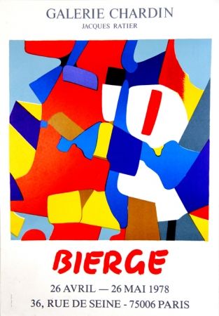 Sérigraphie Bierge - Galerie Chardin