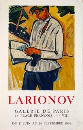 Lithographie Larionov - Galerie de Paris