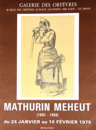 Lithographie Méheut - Galerie des Orfevres