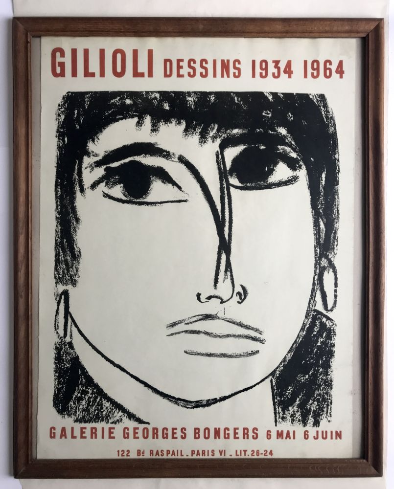 Affiche Gilioli - Galerie Georges Bongers