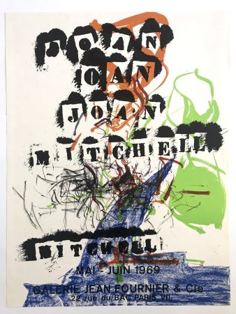 Affiche Mitchell - Galerie Jean Fournier