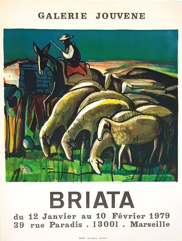 Lithographie Briata - Galerie  Jouvene