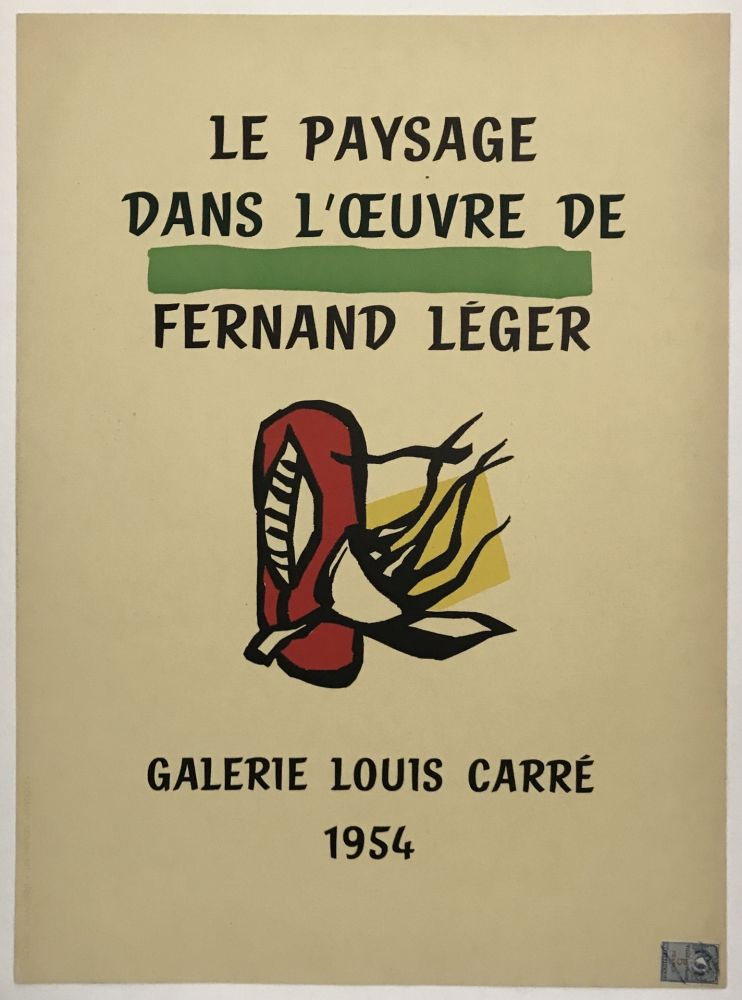 Lithographie Leger - Galerie Louis Carre