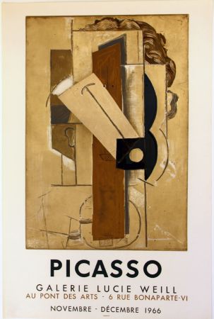 Lithographie Picasso - Galerie Lucie  Weill