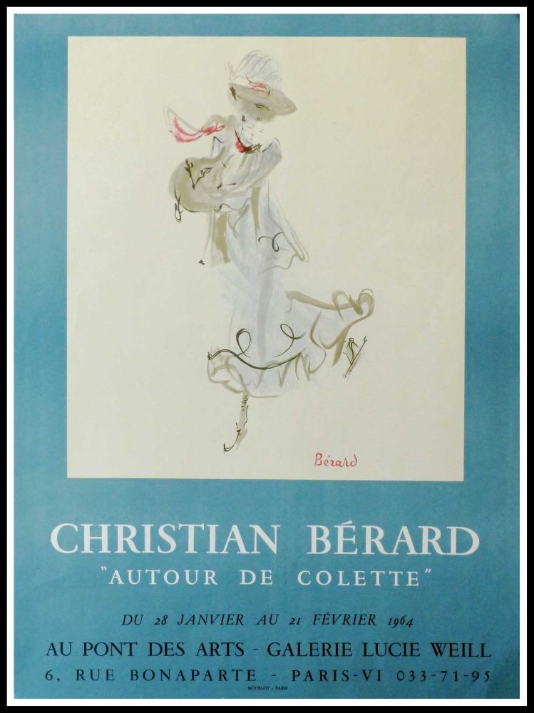 Affiche Berard - GALERIE LUCIE WEILL - ATOUR DE COLETTE