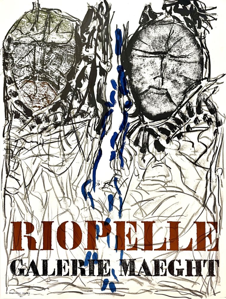 Affiche Riopelle - Galerie Maeght