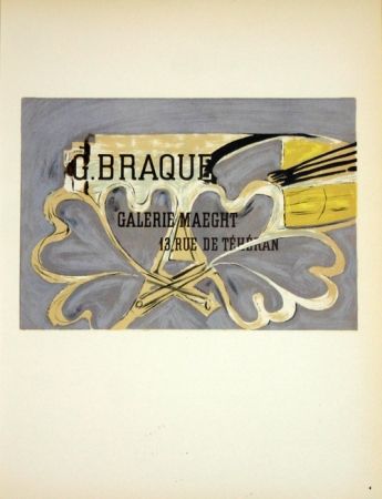 Lithographie Braque - Galerie Maeght