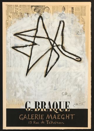 Lithographie Braque - Galerie Maeght