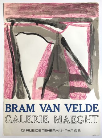 Affiche Van Velde - Galerie Maeght