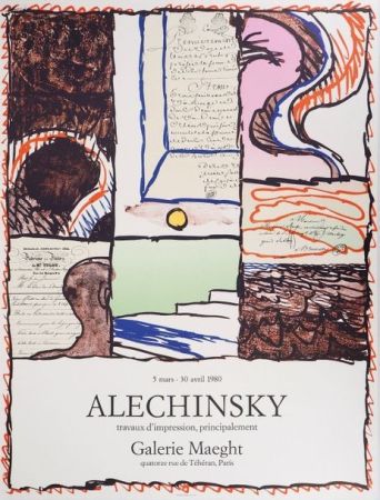 Affiche Alechinsky - Galerie Maeght