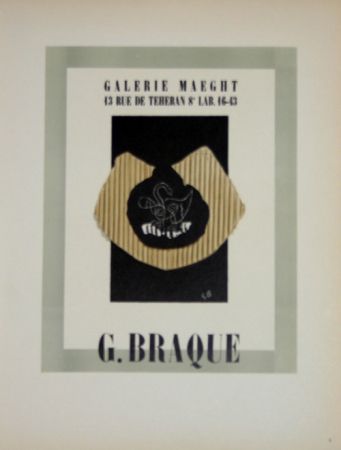 Lithographie Braque - Galerie Maeght