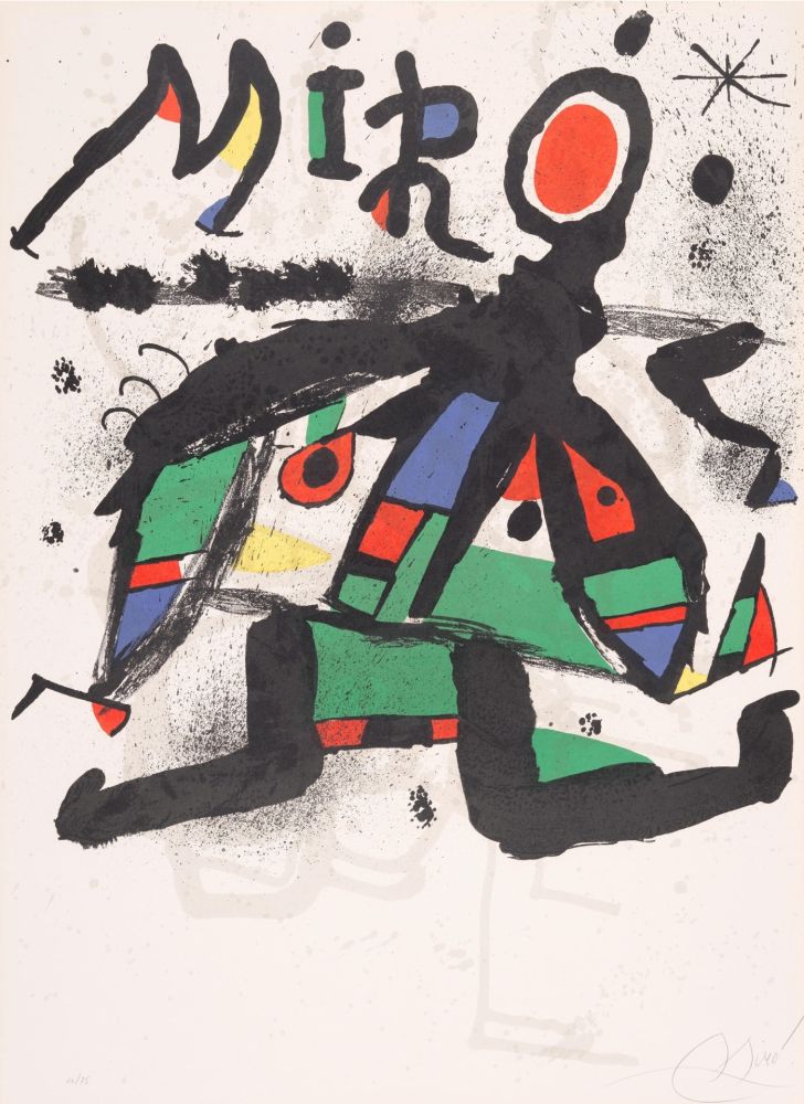 Lithographie Miró - Galerie Maeght Exhibition Poster