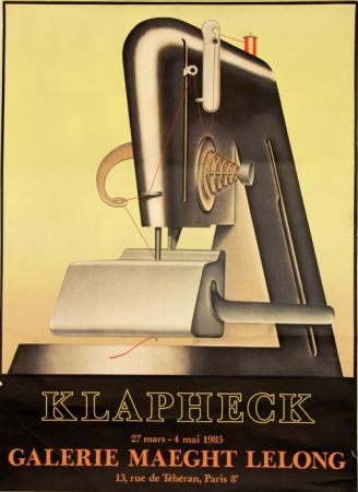 Lithographie Klapheck - Galerie Maeght Lelong