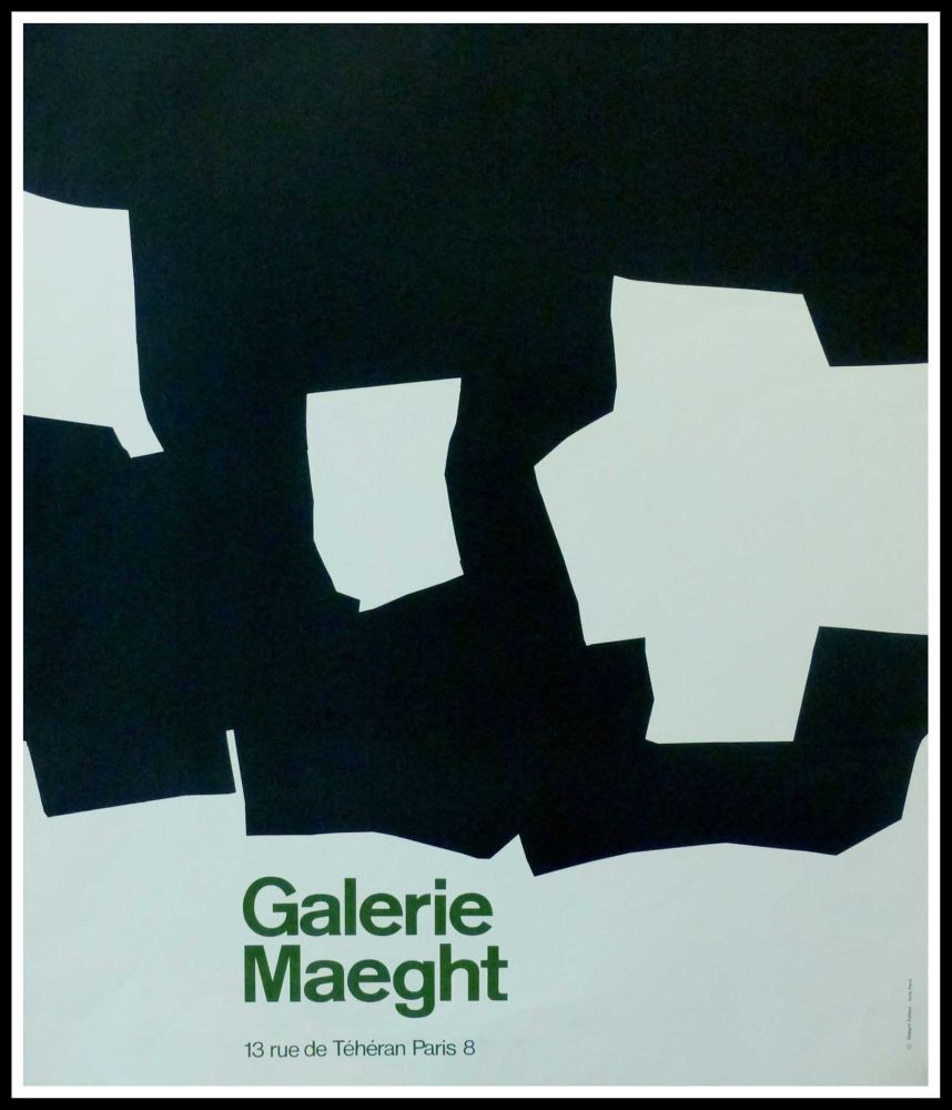 Affiche Chillida - GALERIE MAEGHT PARIS 