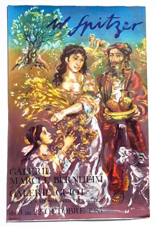 Lithographie Spitzer - Galerie  Marcel  Bernheim et Guiot