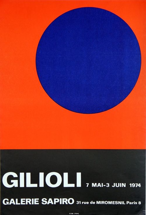 Lithographie Gilioli - Galerie Sapiro  