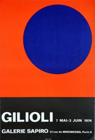 Affiche Gilioli - Galerie Sapiro