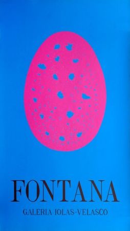 Affiche Fontana - Galería Iolas Velasco
