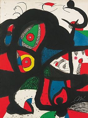 Eau-Forte Et Aquatinte Miró - Gargantua