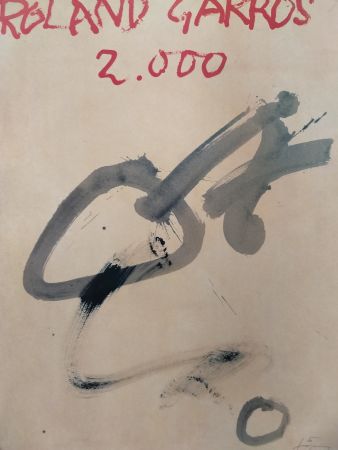 Lithographie Tàpies - Garros