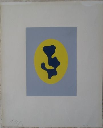 Linogravure Arp - Gaston Puel: ARP