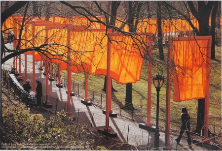 Affiche Christo - Gates and Orange Curtains : Central Park New York, 2005