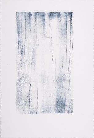 Lithographie Hartung - Gedanken (#3), 1987