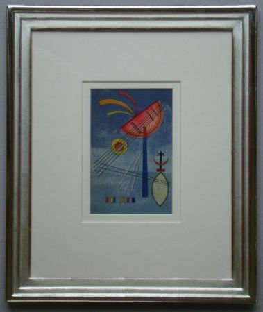 Lithographie Kandinsky - Geneigter Halbkreis