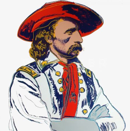 Sérigraphie Warhol -  General Custer (FS II.379)