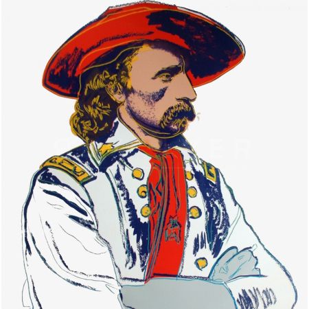 Sérigraphie Warhol - General Custer (FS II.379)