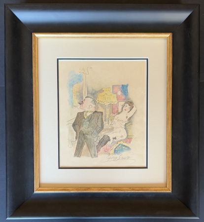 Lithographie Grosz - George Grosz (1893–1959) - Kraft und Anmut - Color lithograph - 1923