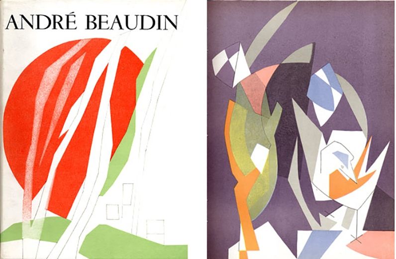 Livre Illustré Beaudin - Georges Limbour : ANDRÉ BEAUDIN, avec 9 lithographies originales en couleurs (1961).