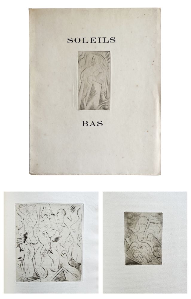 Livre Illustré Masson - Georges Limbour : SOLEILS BAS. 4 eaux-fortes d'André Masson