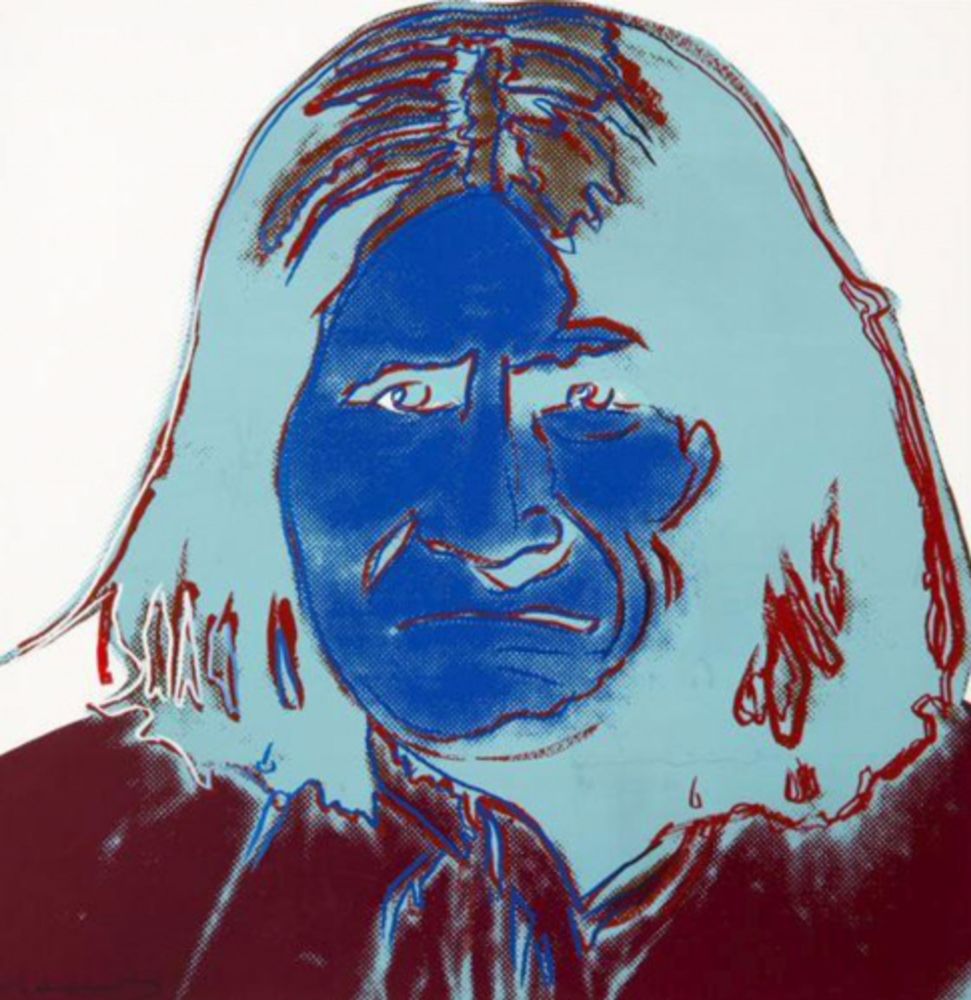 Sérigraphie Warhol - Geronimo